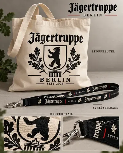 Stoffbeutel Berlin, Übersicht mit Details