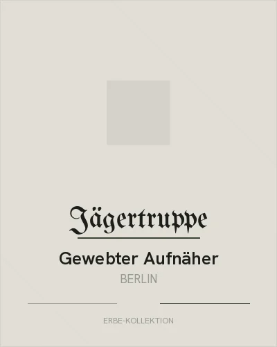 Gewebter Aufnäher Berlin, Übersicht mit Details